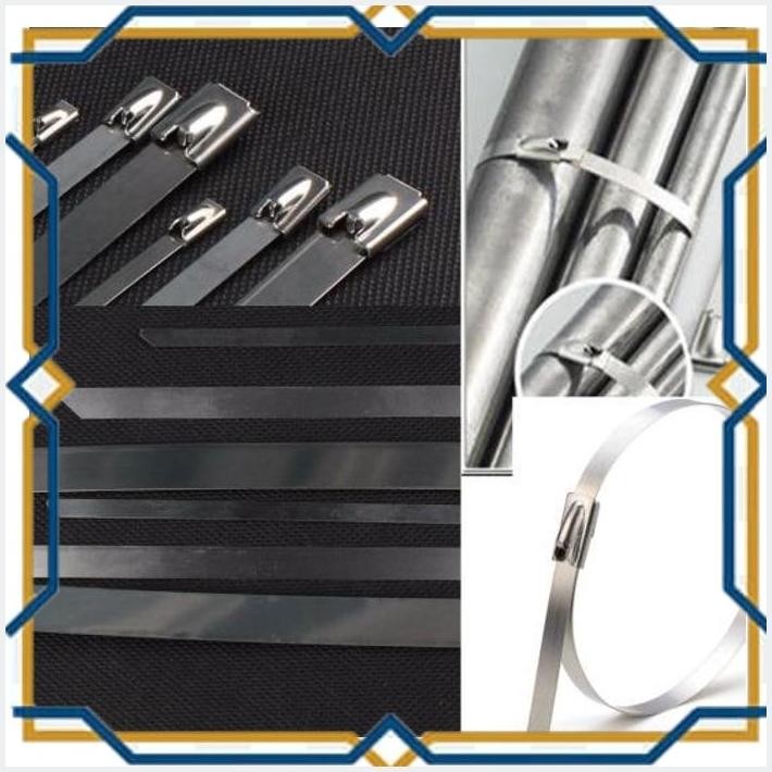 

[elt] stainless steel zip cable ties lock tie wrap 12mmx300mm mantafff!!!