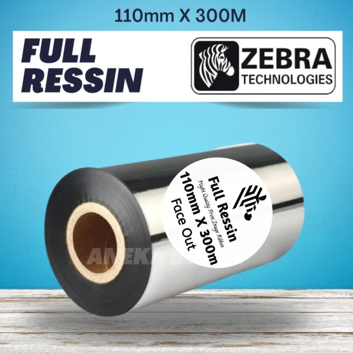 Ribbon Barcode FULL RESIN 110x300 M 110 x 300 Ribbon Barcode
