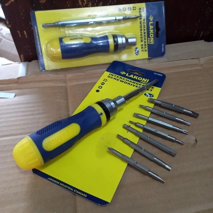 OBENG RACHET 19 IN 1 LAKONI PRO / OBENG GAGANG RACHET LAKONIPRO KODE 231