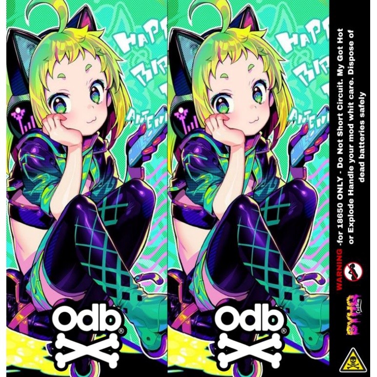 

Premium Cut - Stiker Bateray Odb 18650 23 Garskin Stiker / Case Custom Terlaris 2PCS/ Fullbody