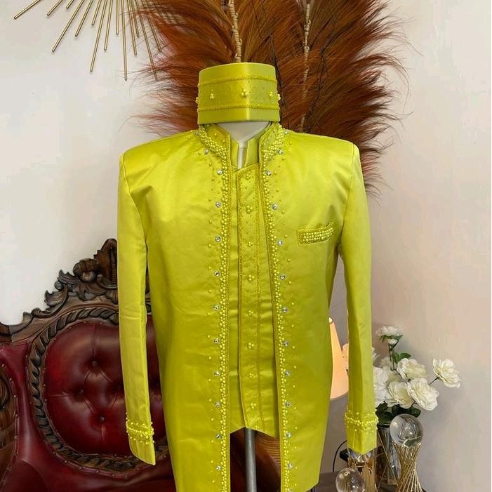 Beskap Pengantin Size Jumbo // Beskap Pengantin Free Selop Cewe cowo