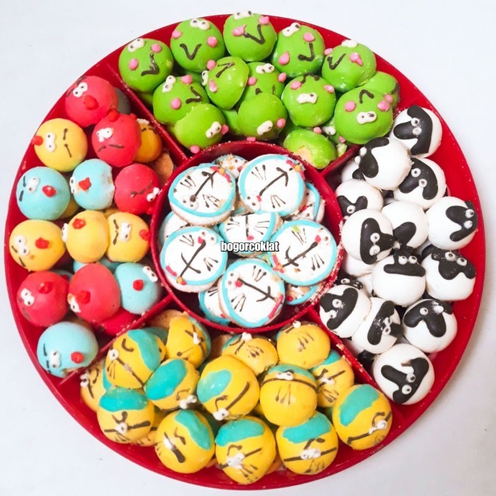 

PROMO !!! SALE TERLARIS PARCEL NASTAR/COOKIES KARAKTER TOPLES MERAH READY