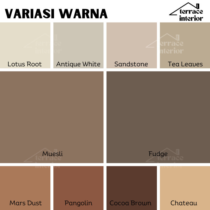 Cat Tembok Tough Shield Jotun warna Coklat 5 Kg New