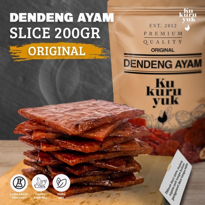 

[PREMIUM] Rasa Honey / Original - 200 Gram - Dendeng Ayam Kukuruyuk