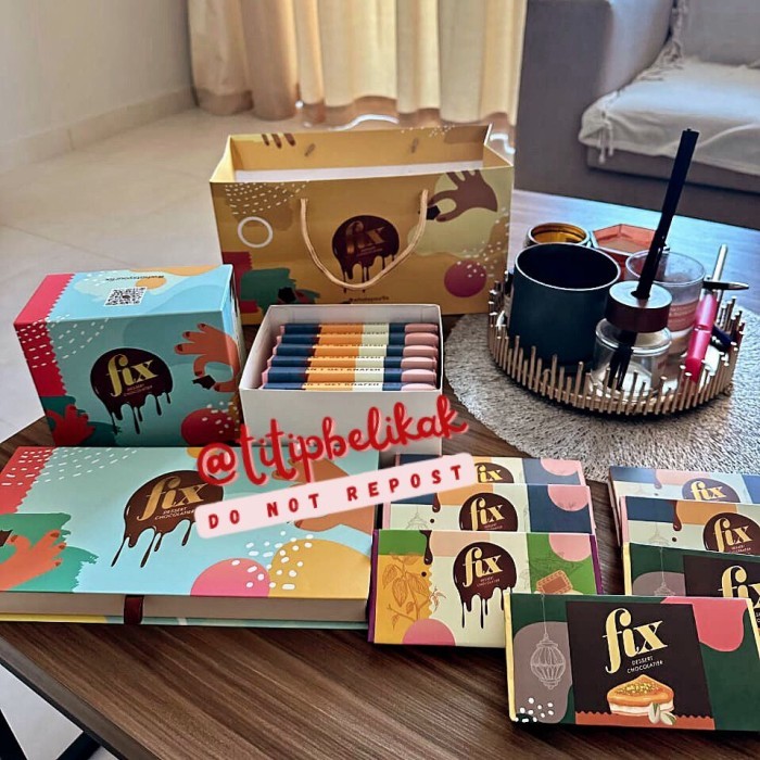 

Produk Terbaru Fix Chocolate Dubai Fix Dessert Chocolatier Packing Aman