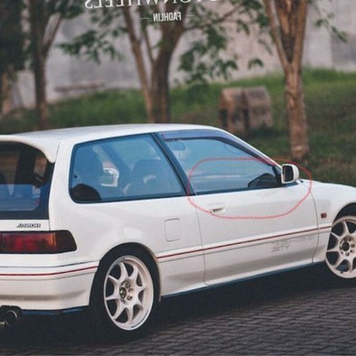 Waterstrip Weaterstrip List Karet Pintu Pelipit Kaca Civic Nouva Nova