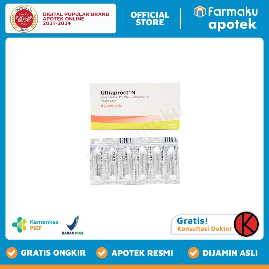 Ultraproct N Suppositoria - KGS