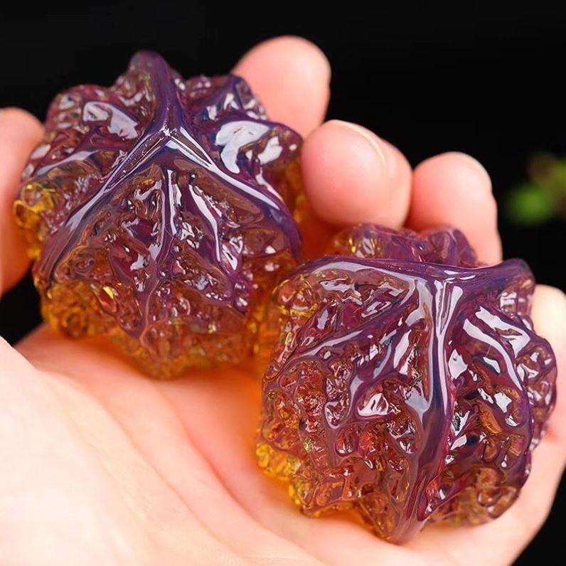 Bola Kebugaran Amber Berubah Warna Gaya Baru Wenwan Walnut