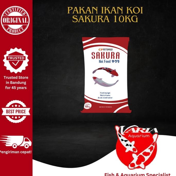 Pakan KOI SAKURA 10 KG Pakan Ikan Koi 10kg