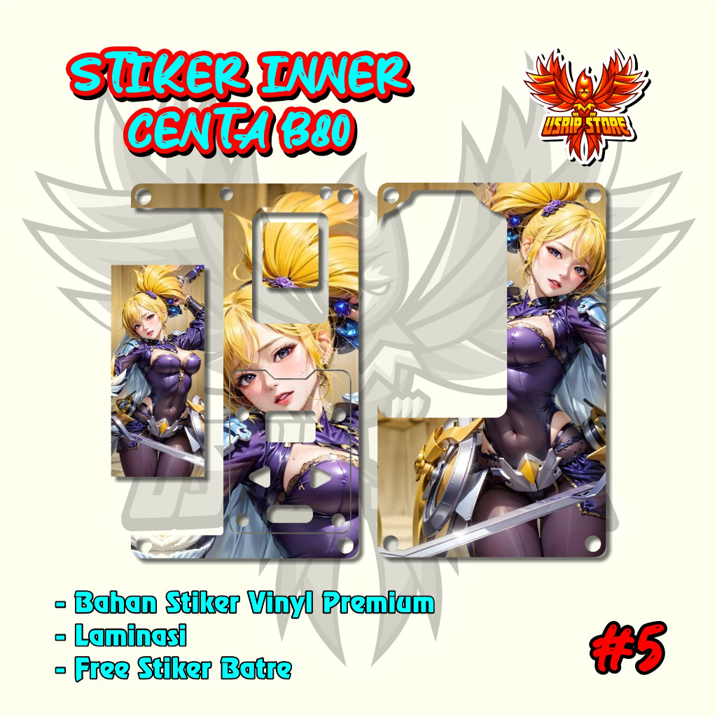 

Premium Cut - Stiker Centa B80 Part 1 5 Garskin Stiker / Case Custom Terlaris 2PCS/ Fullbody