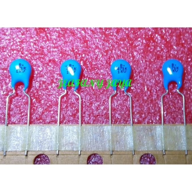 Update CAPASITOR KAPASITOR KERAMIK 471K 471 470PF 1KV jaef99 Kualitas Baik