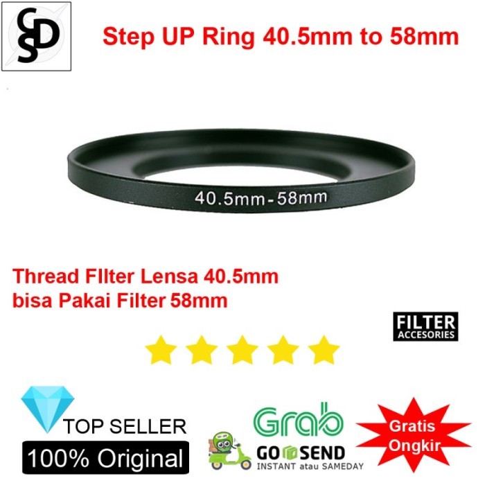 Step Up ring 40.5 58 mm
