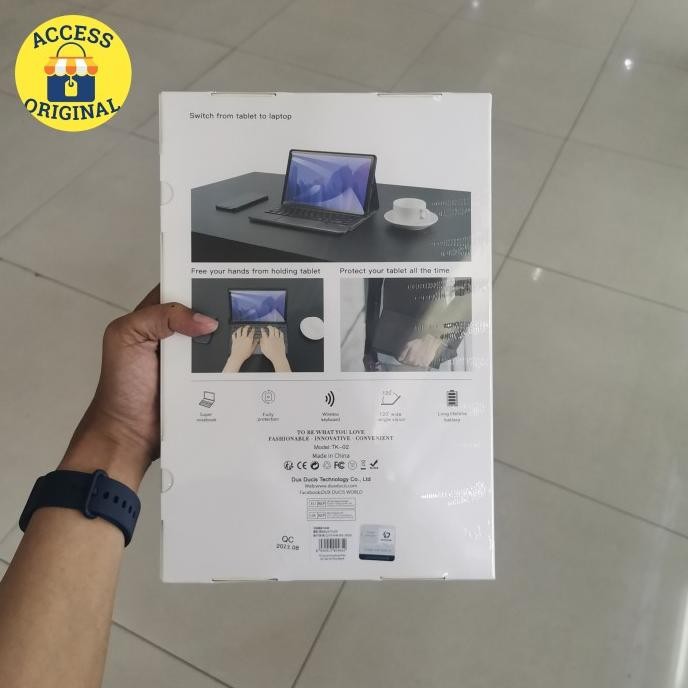 SAMSUNG TAB S9 FE TAB S9 FE PLUS S9 FE+ KEYBOARD CASE DUX DUCIS COVER