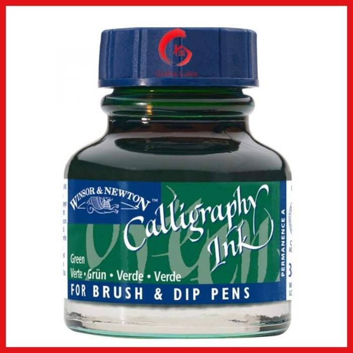 

TERBARU Winsor & Newton Calligraphy Ink Green 30ml