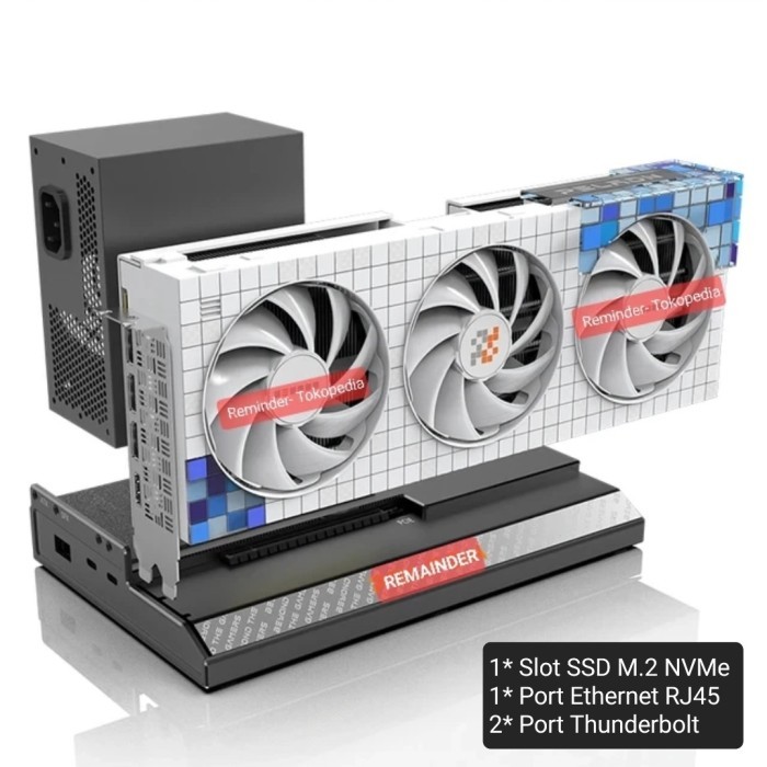 NEW EGPU Thunderbolt 3/4/5 USB4 - Enclosure M.2 NVMe