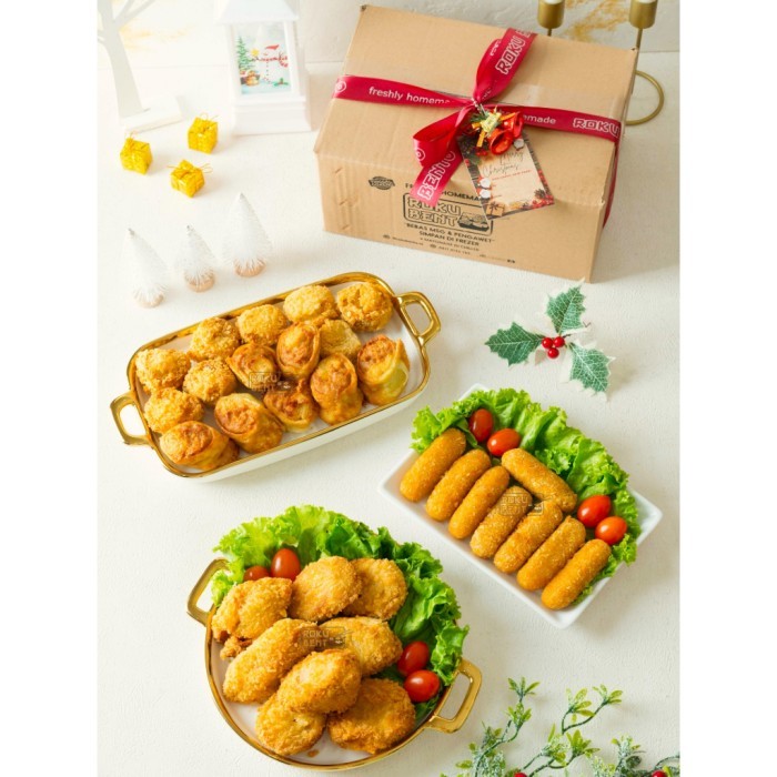 

Christmas Hampers Box Frozen Food Roku Bento Bsd - Parsel Gift