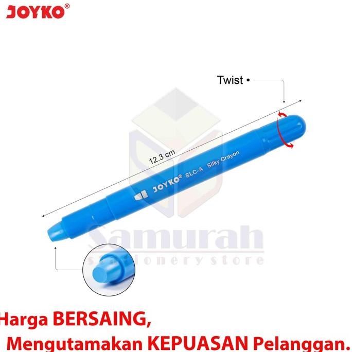 

CRAYON SILKY SLC A 48 WARNA + KUAS / KRAYON HALUS SLC-A-48 HARD CASE