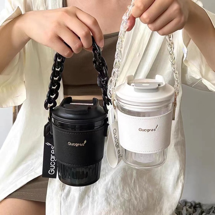 :::::::] Gelas tumbler air minum plastik bening transparan/ Botol minum anak BP