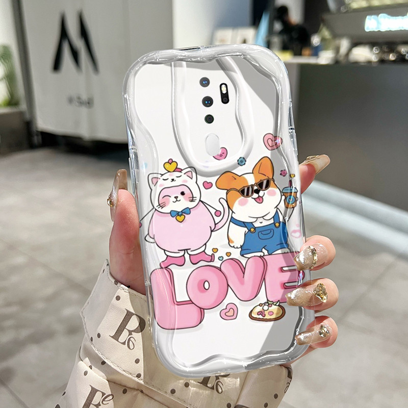 Casing Hp Untuk OPPO A5 2020 A9 2020 A31 2020 A8 A11 A11x Case Casing anjing corgi Softcase transpar