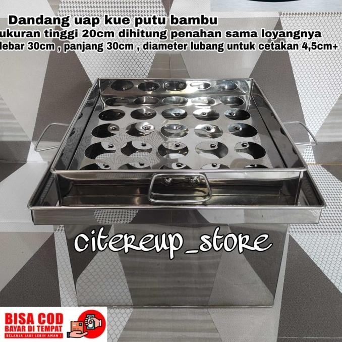 DANDANG CETAKAN KUE PUTU BAMBU / KUKUSAN KUE PUTU