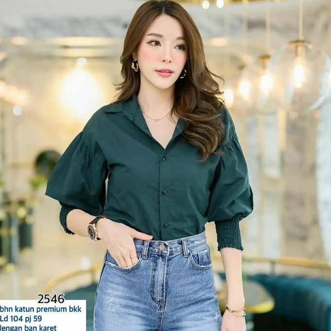 CLOTHINGICON BLOUSE KEMEJA LENGAN BALON BALLOON BKK BANGKOK IMPORT