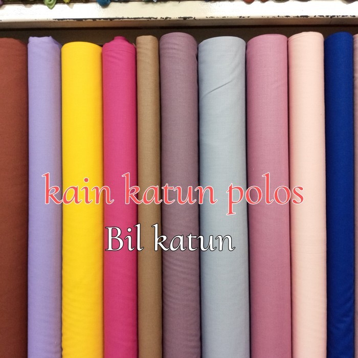 KAIN KATUN POLOS TOYOBO FODU PREMIUM QUALITY BAHAN KEMEJA GAMIS / KOKO