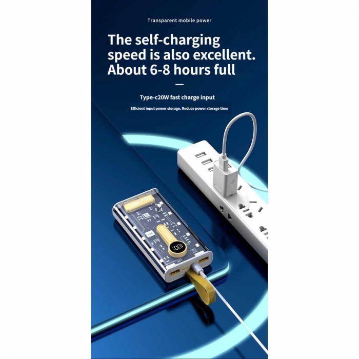Power Bank Fast Charging PD 66W 20000 mAh