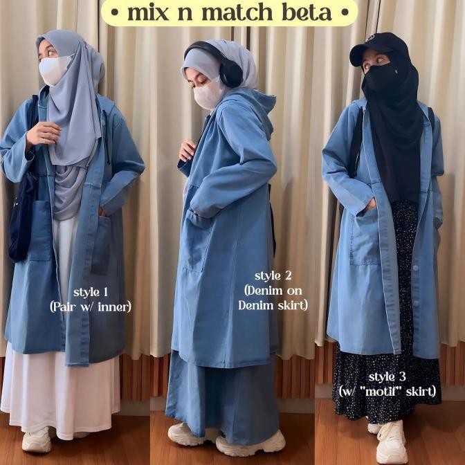 DENIM JAKET WANITA MUSLIMAH JS
