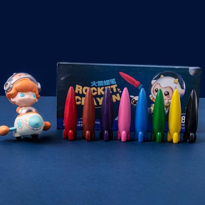 

CRAYON NON TOXIC BENTUK ROCKET/ALAT MEWARNAI ANAK