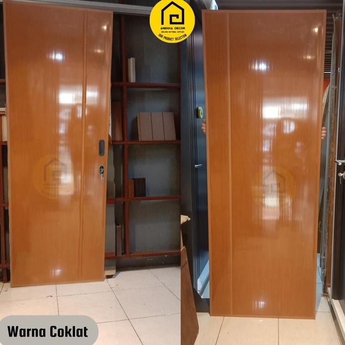 Best Asp Pintu Sliding Geser Pvc Ukuran 70 X 210 Cm  I Pintu Kamar Mandi / Pintu Kamar Anti Air I An