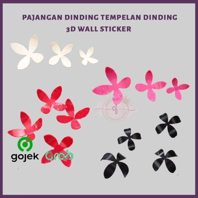 ><><><] Pajangan Dinding Tempelan Dinding 3D Wall Sticker