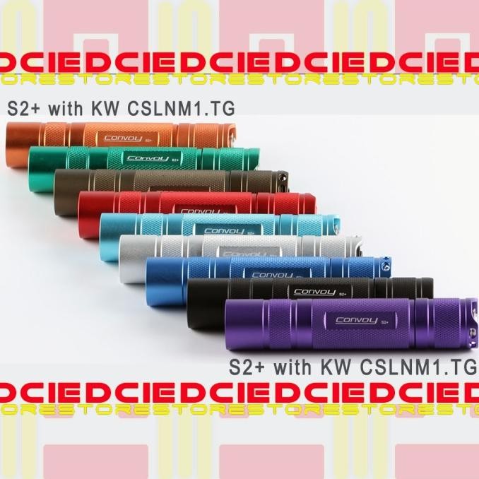 Senter Convoy S2+ Osram KW.CSLNM1.TG 1000 Lumens with New Packaging