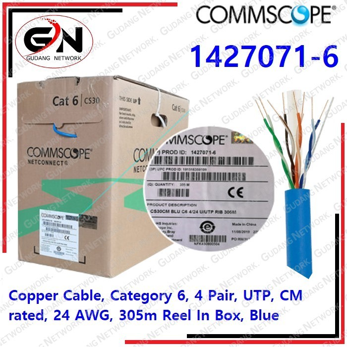 Amp Kabel Utp Cat 6 / Comscope Utp Cat 6
