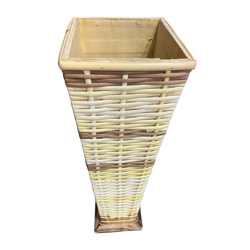 Rekomendasi Terbaik  Pot Rotan Pot Anyaman Rotan Tinggi 42 Cm