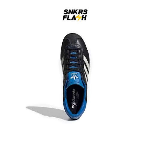 ADIDAS Gazelle 85 Atmos Core Black Blue Bird Sepatu Sneakers Pria - IG1729 - Size 46