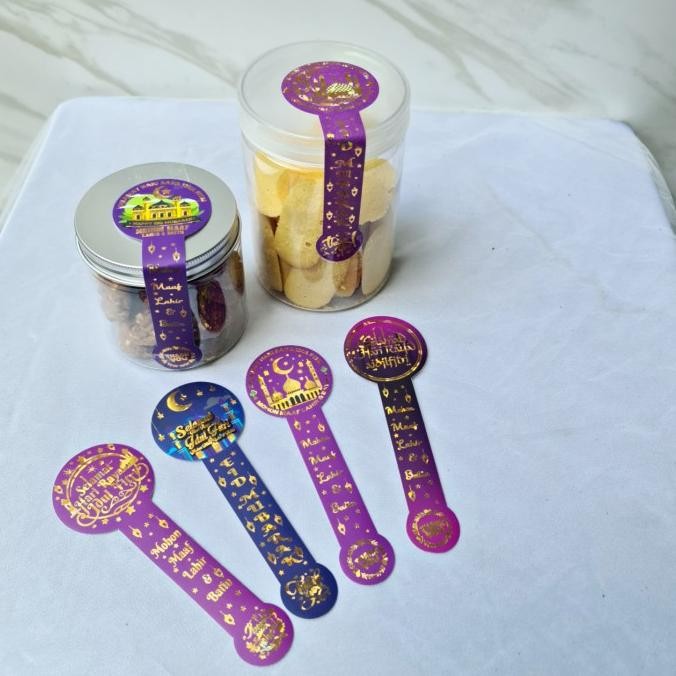 

=====] Sticker Toples Poly Emas/ Sticker Box Hampers