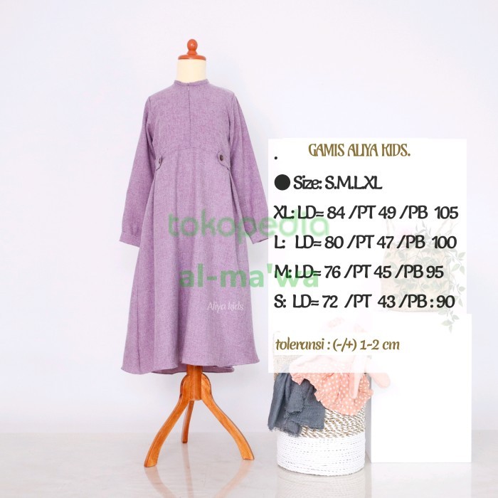 GAMIS MUSLIM ANAK MADINA ALYA KIDS
