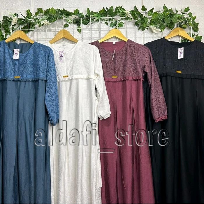 ALMIRA DRESS REMPEL DADA/GAMIS ANAK ALMIRA/GAMIS LINEN TANGGUNG REMAJA