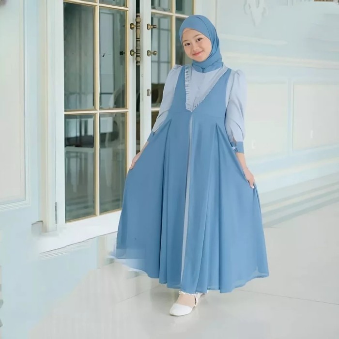 GAMIS REMAJA TANGGUNG BAJU MUSLIM PESTA ANAK PEREMPUAN GADIS TERBARU