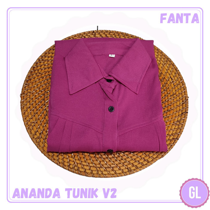 TUNIK ANANDA V2 BAJU ATASAN TUNIK MUSLIM WANITA