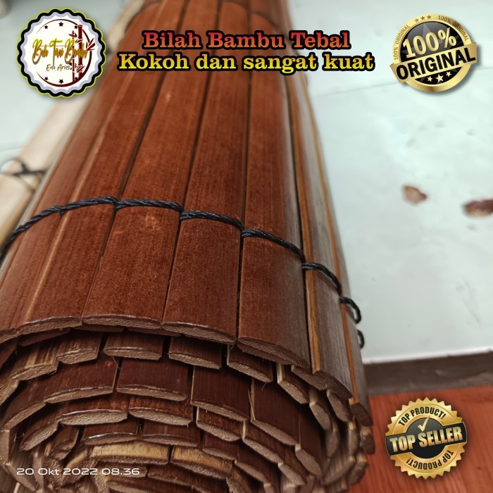 New Tirai Bambu 1M X 2 M (Sudah Katrol) Kerai Murah Kerei Krey Best Quality Asli 100% Original