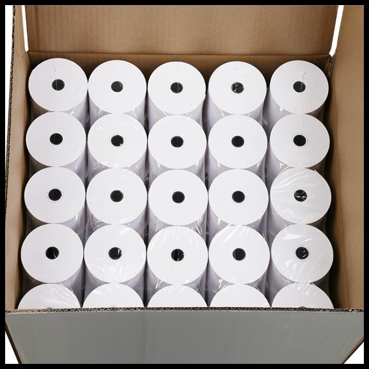

Terlaris 58 X 40 Mm Kertas Struck Printer Thermal Tebal 58X40Mm Isi 10 Roll Good Quality