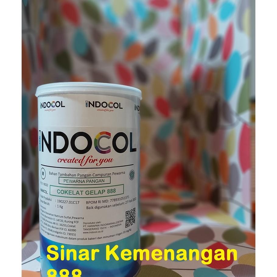 

Pewarna Maanan Indocol Dar Choco Brown 888 Coelat Gelap 1 G