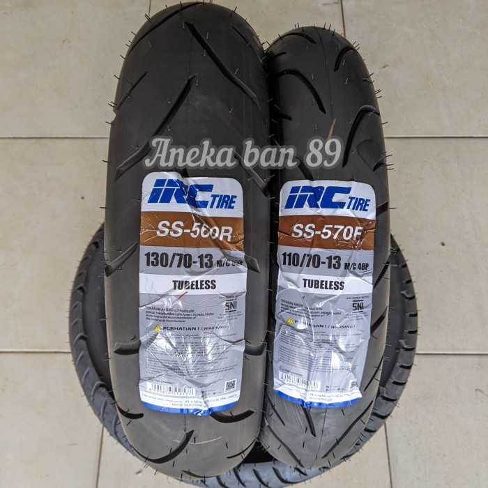 Ban Irc 130/70-13. Ban Belakang Nmax Standart 110/70-13 Ban Depan Nmax