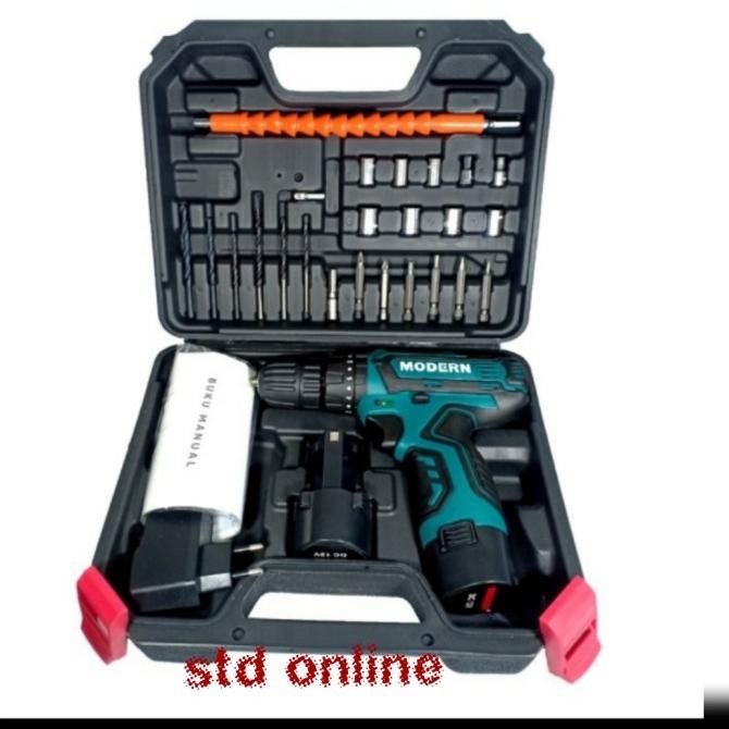 Baru M15 mesin bor cas baterai bor cordless impact modern stdba dijamin