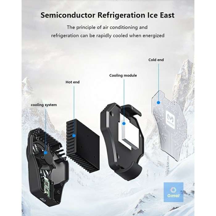 MEMO DL-01 FAN COOLER COOLING RADIATOR HP PENDINGIN HP DL 01 PELTIER