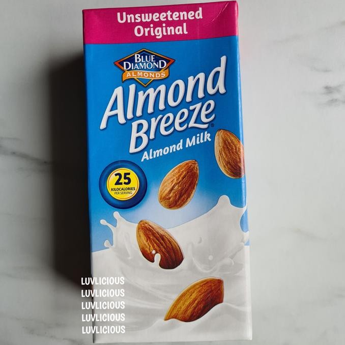

BLUE DIAMOND BREEZE ALMOND MILK UNSWEETENED ORIGINAL SUSU KACANG CAIR Berkualitas