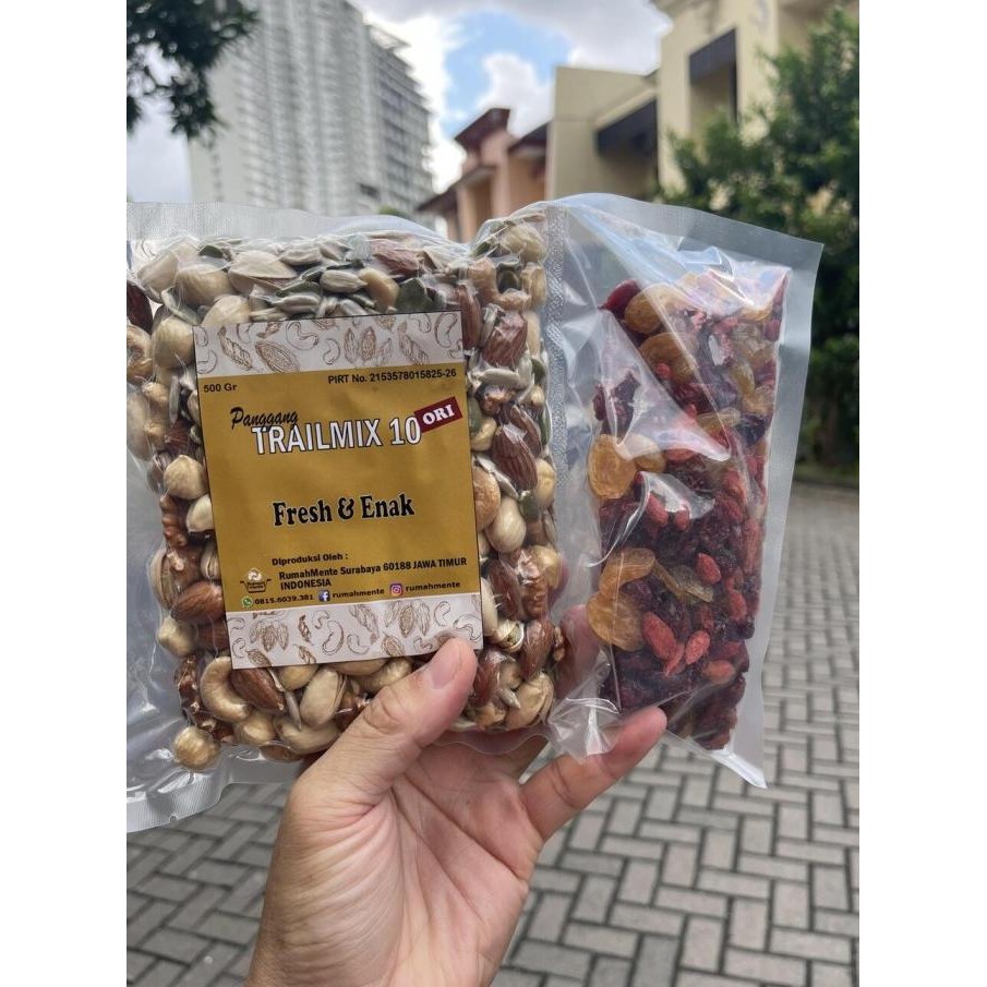 

TRAILMIX 10 1KG KACANG METE ALMOND PISTACHIO HAZELNUT WALNUT Berkualitas
