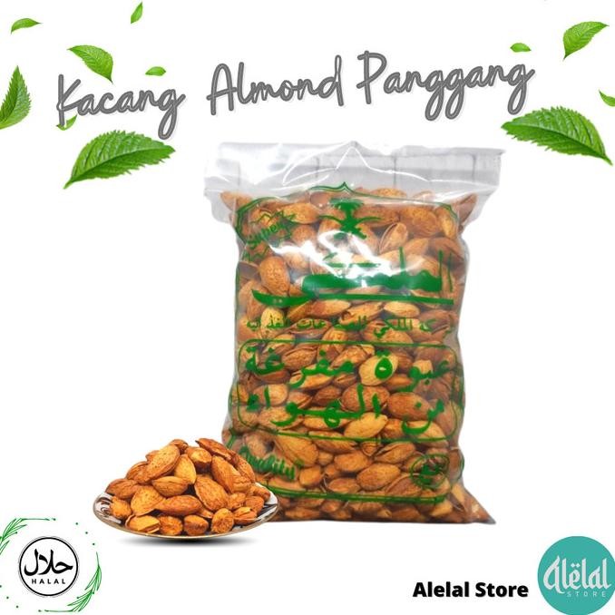 

Kacang Almond 500gr / Almond / Kacang / Almond panggang / oleh oleh Berkualitas