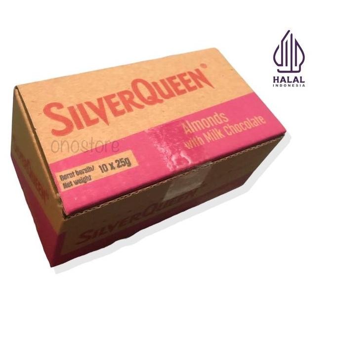 

1 Box Silverqueen Almond 22 gram Berkualitas